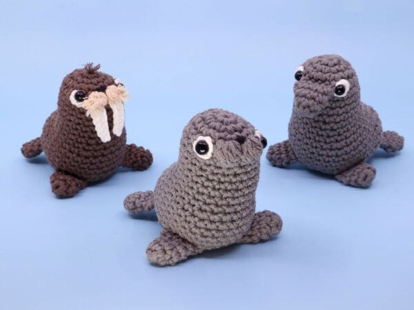 sea lion amigurumi crochet pattern