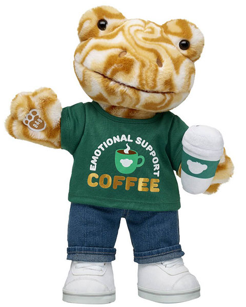 Frappe Frog coffee plush