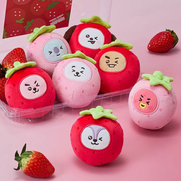 BT21 Strawberry Party stress balls