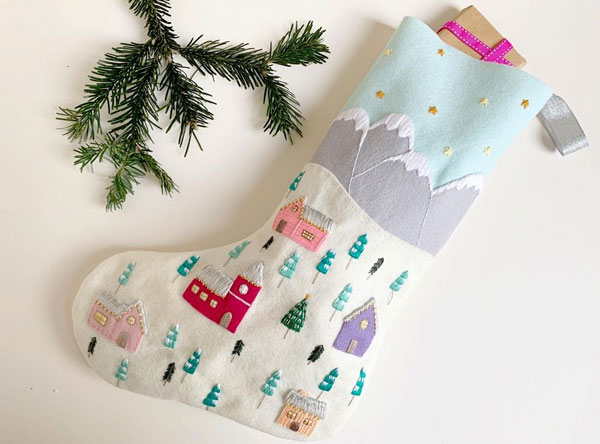 Christmas stocking sewing kit