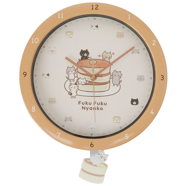 kawaii cats clock