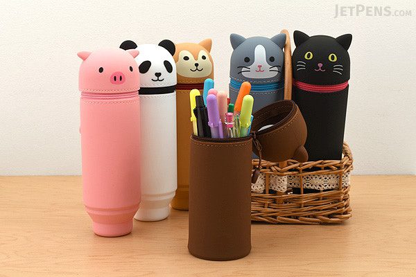 kawaii stationery - animal pencil cases