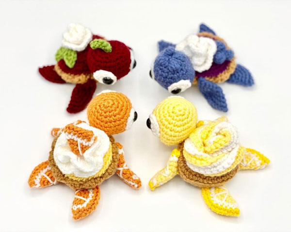 food turtle crochet patterns