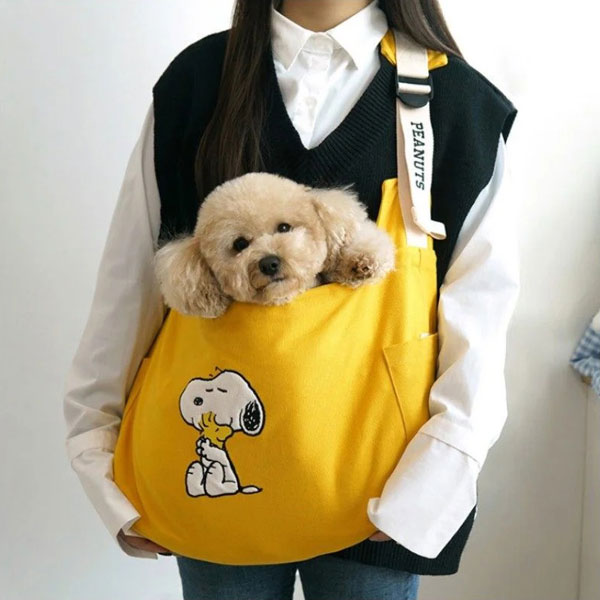 Snoopy pet carrier bags