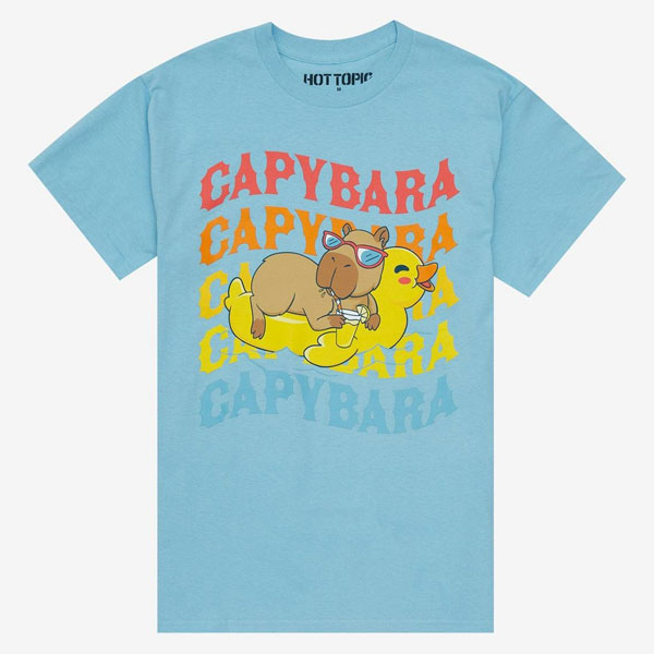 kawaii capybara tshirt