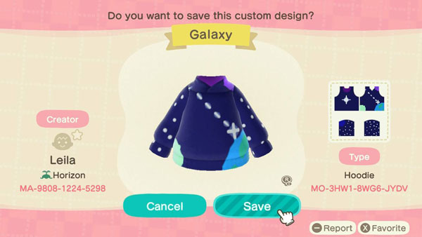 Space Themed Animal Crossing Custom Designs
