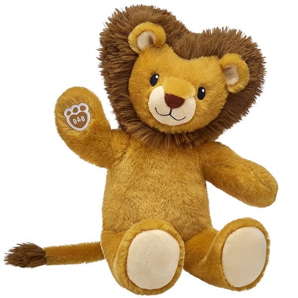 Build-A-Bear Valentines lion plush