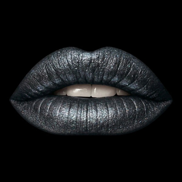 Metallic black liquid lipstick