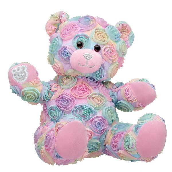 Build-A-Bear Valentines pastel bear plush