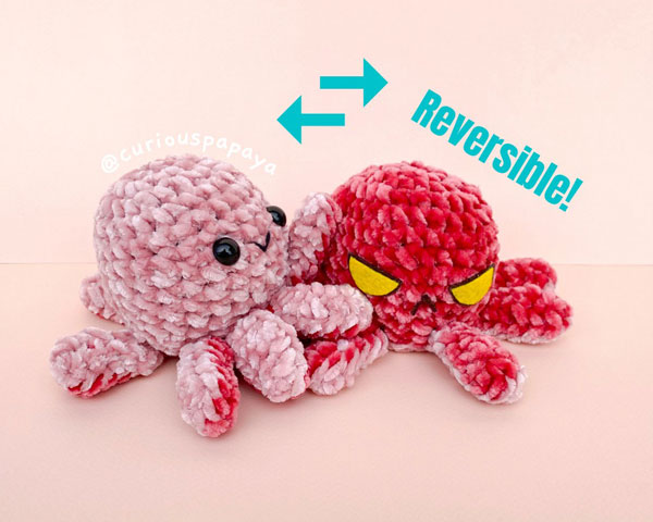 reversible octopus crochet pattern