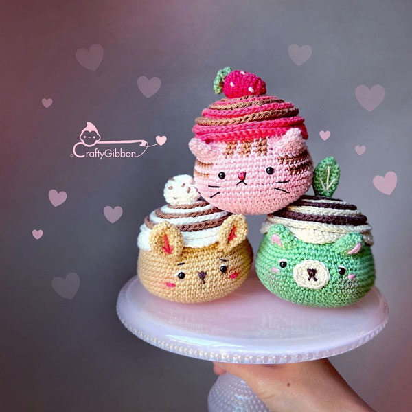 cute animal food crochet patterns