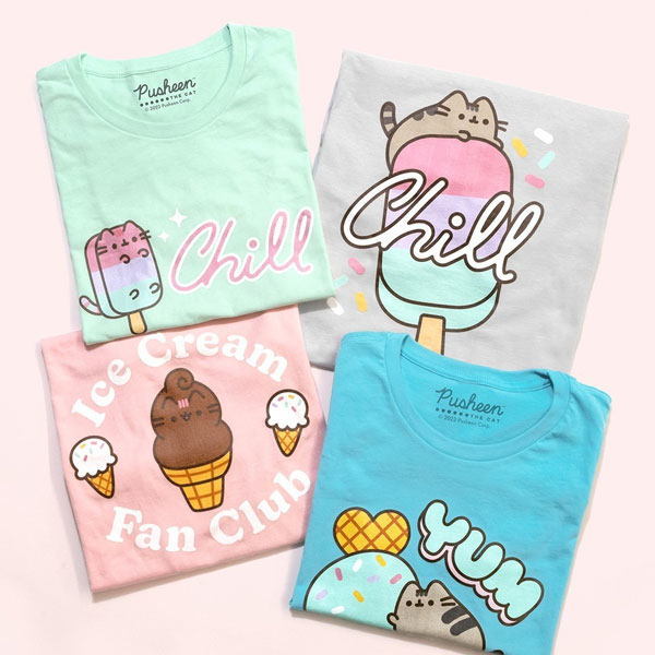 Pusheen ice cream tshirts