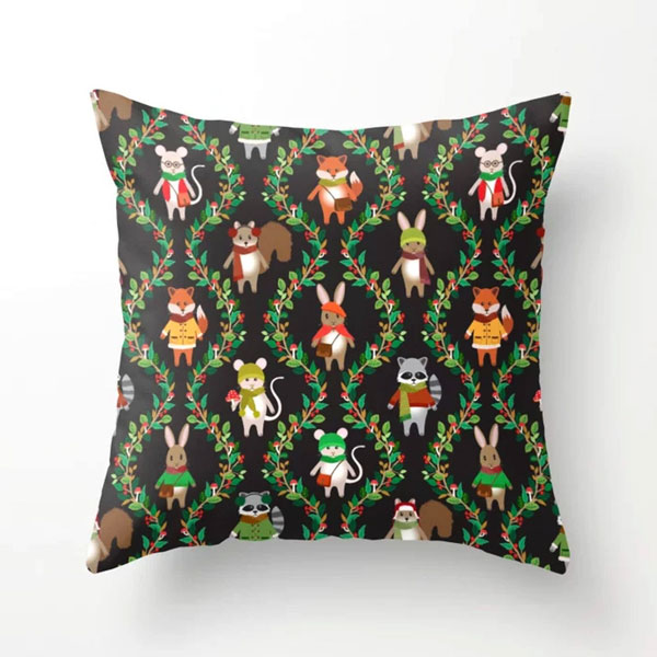 woodland animals pillows