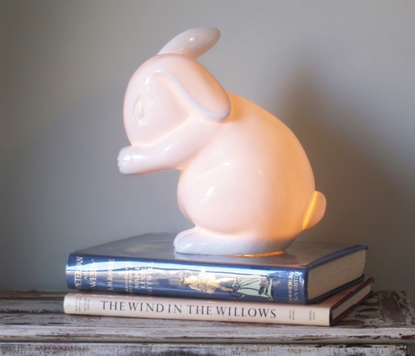 white rabbit lamp