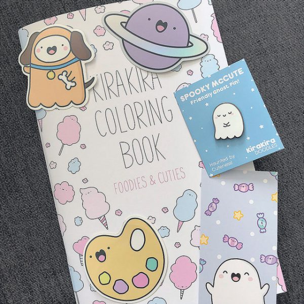 KiraKira Doodles Kawaii Coloring Book Review