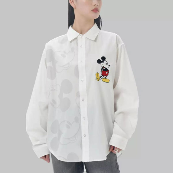 Mickey Mouse embroidered shirt 