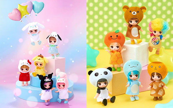 Sanrio & San-X Licca-chan mini dolls