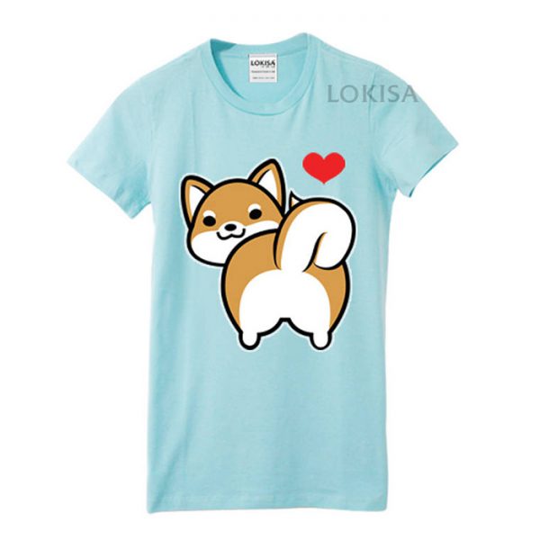 shiba inu kawaii dog t-shirt