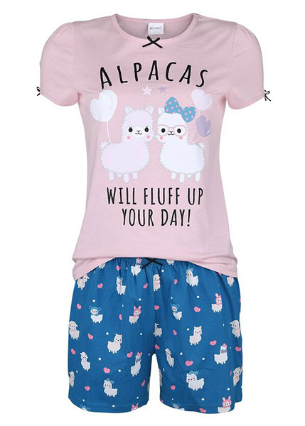 Kawaii pyjamas - Alpacas