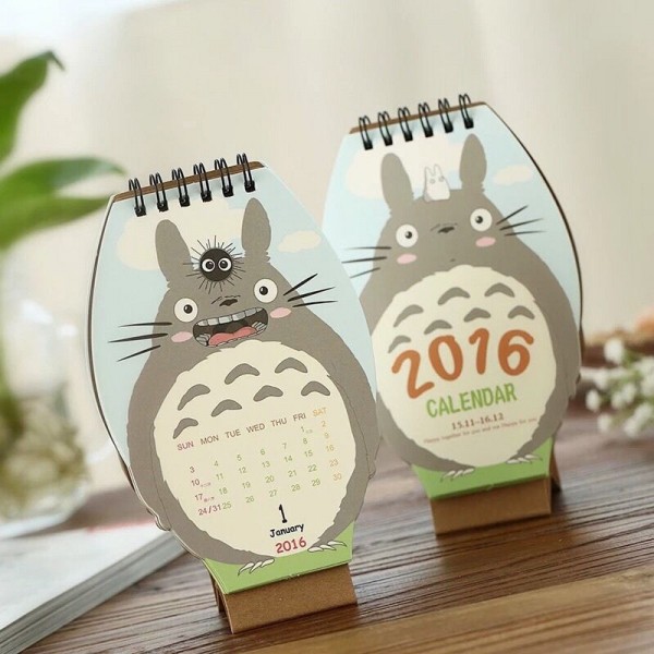 totoro calendar 2016