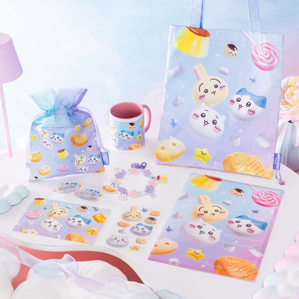 Chiikawa Park bags and stationery