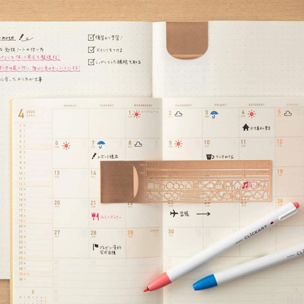 Midori clip ruler
