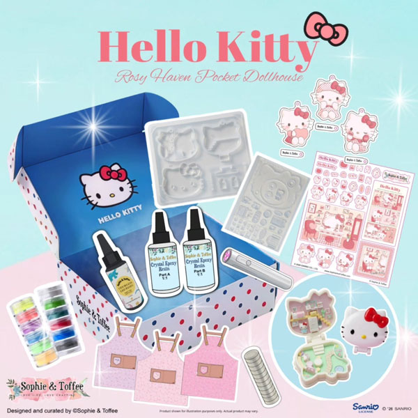 Hello Kitty & Friends resin crafts subscription box