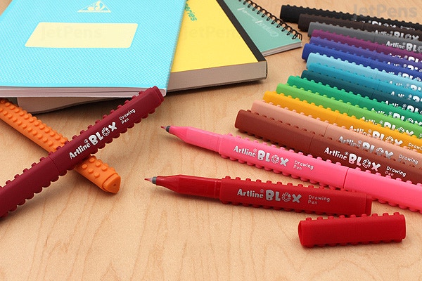 kawaii stationery - lego pens