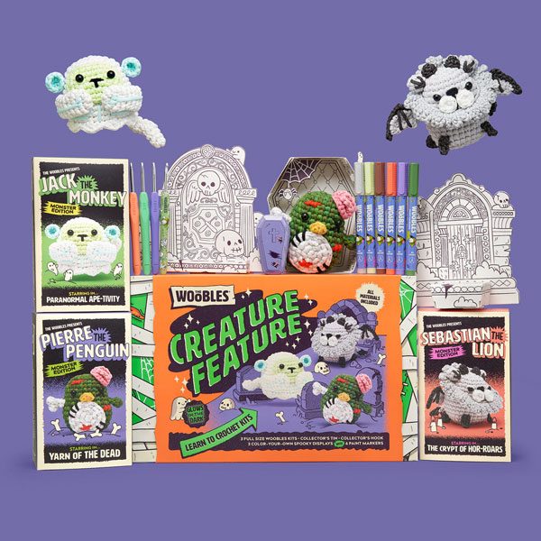 kawaii Halloween crochet kits