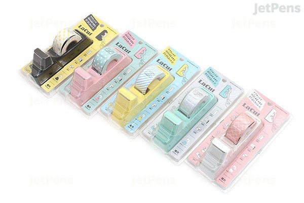 pastel washi tape dispensers