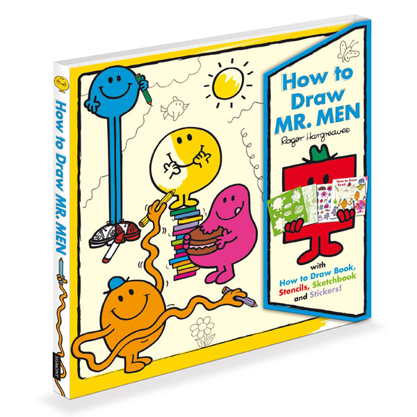 how to draw Mr Men activity book
