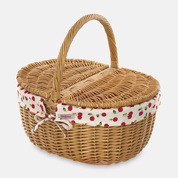 cherries picnic basket