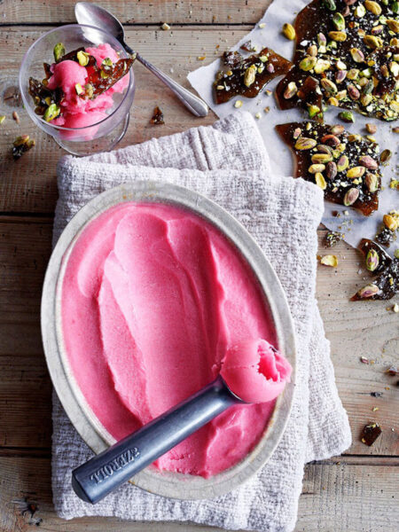 rhubarb sorbet recipe