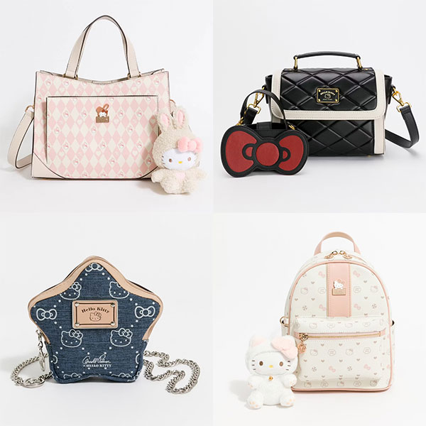 Hello Kitty x Arnold Palmer Monogram bags
