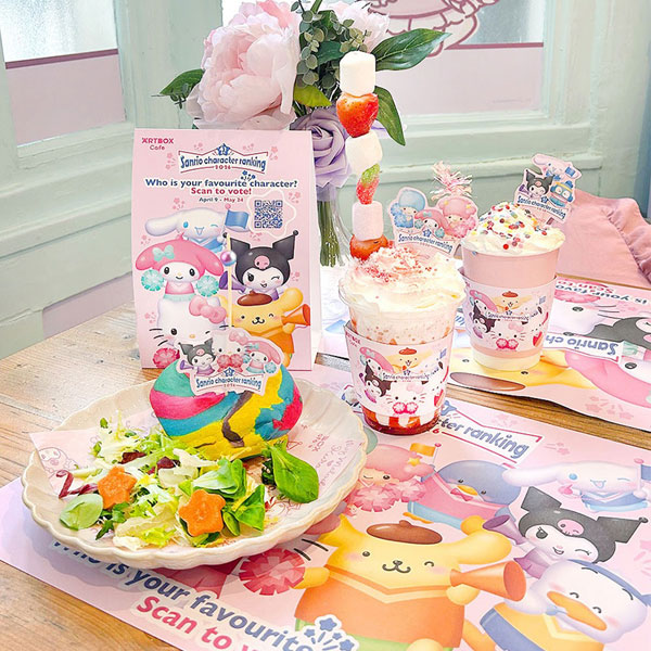 2026 Sanrio Character Ranking event at ARTBOX Cafe