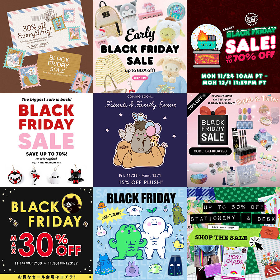 Black Friday Week Discounts & Small Business Saturday