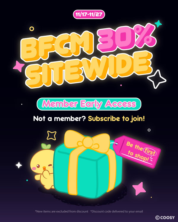 Black Friday Discounts at Kawaii Shops