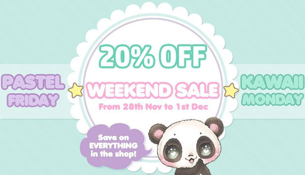 Black Friday Discounts at Kawaii Shops
