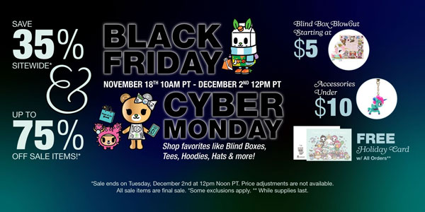 Black Friday Discounts at Kawaii Shops