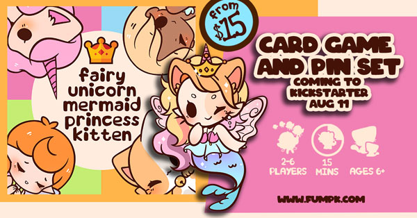 Fairy, Unicorn, Mermaid, Princess, Kitten Kawaii Card Game