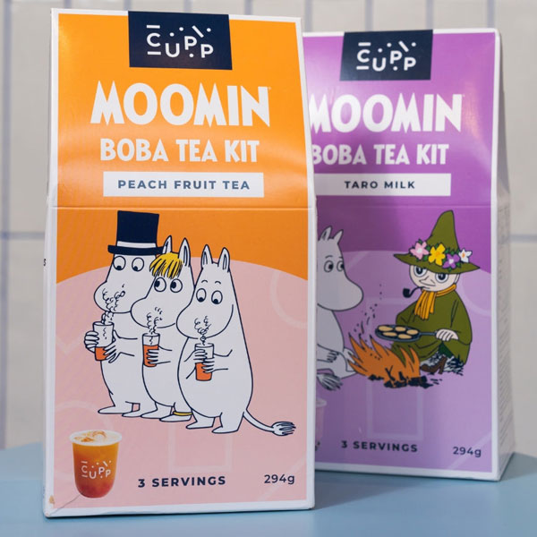 Cupp x Moomin boba kits 