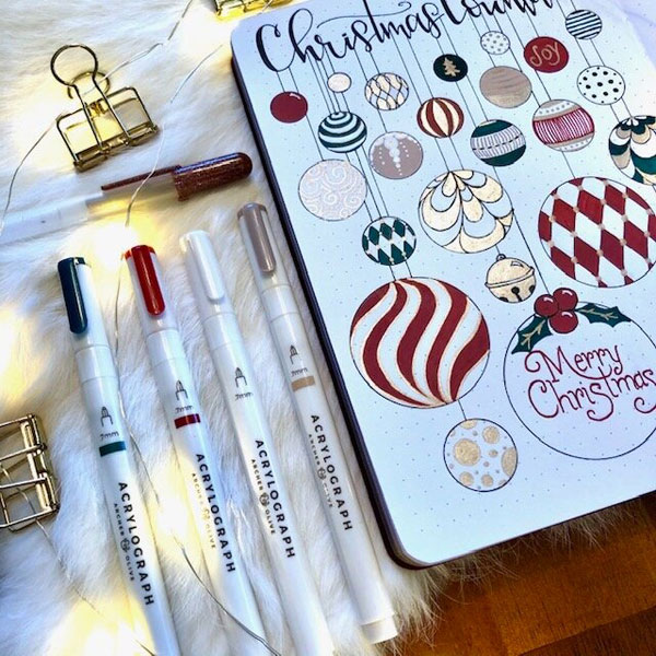 December Christmas Journaling ideas