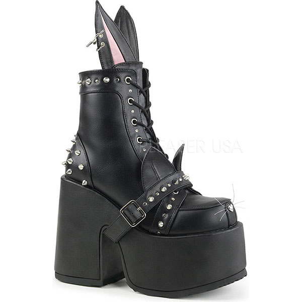 bunny rabbit vegan leather boots