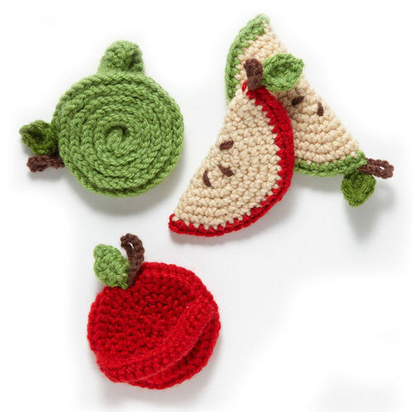 Free Apple Scrubber crochet  pattern
