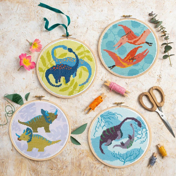 dinosaur cross stitch patterns