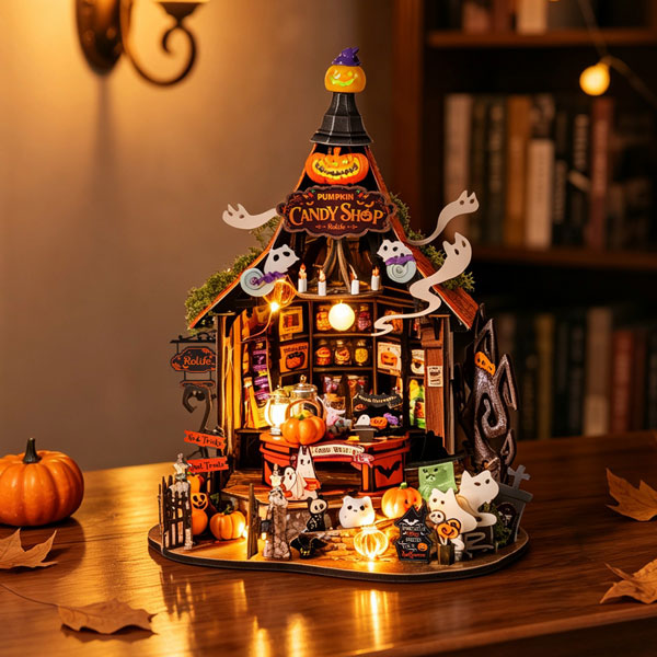 Rolife Haunted Candy House DIY Miniature House