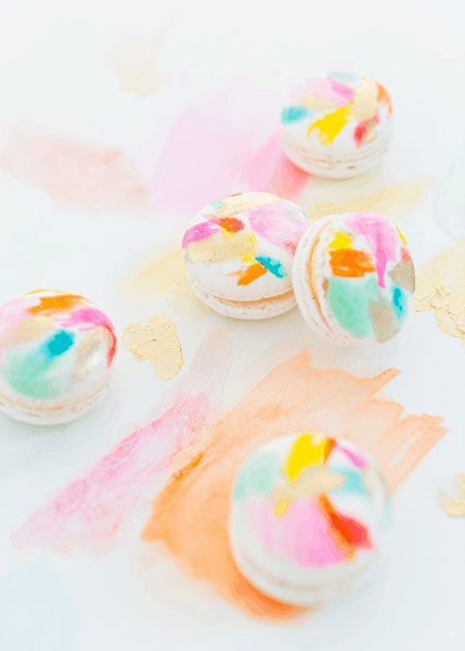 art inspired macarons