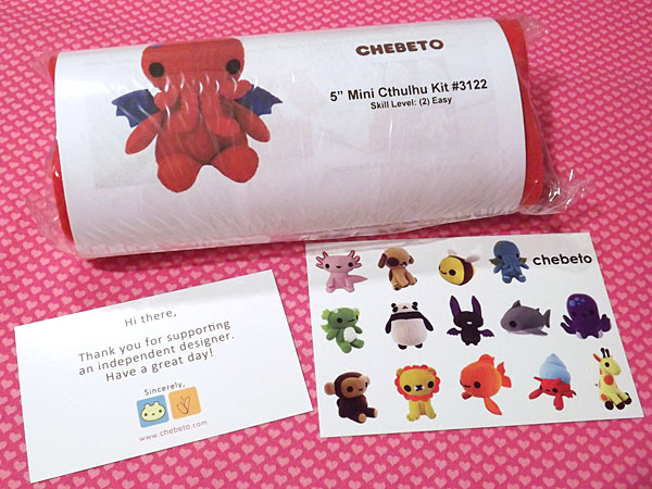 Chebeto Mini Cthulhu Plush Kit