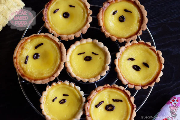 Gudetama egg tarts recipe
