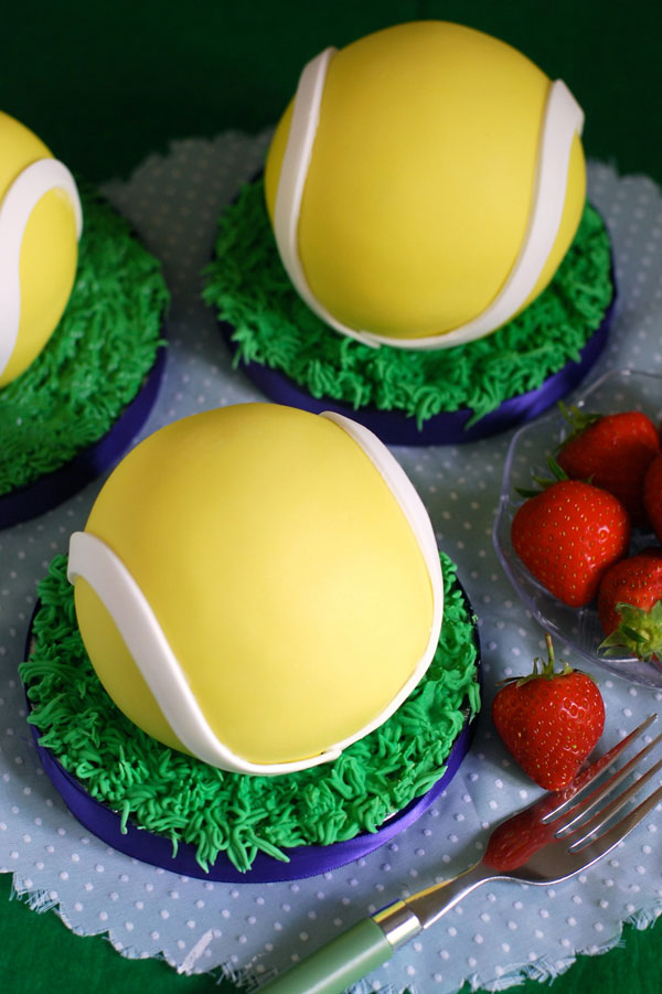 tennis ball cakes